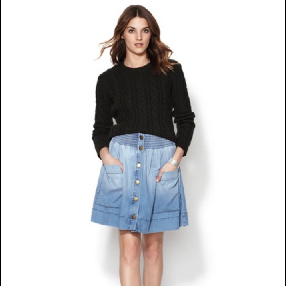 Current/Elliot Ice Cream Skirt in Tidepool